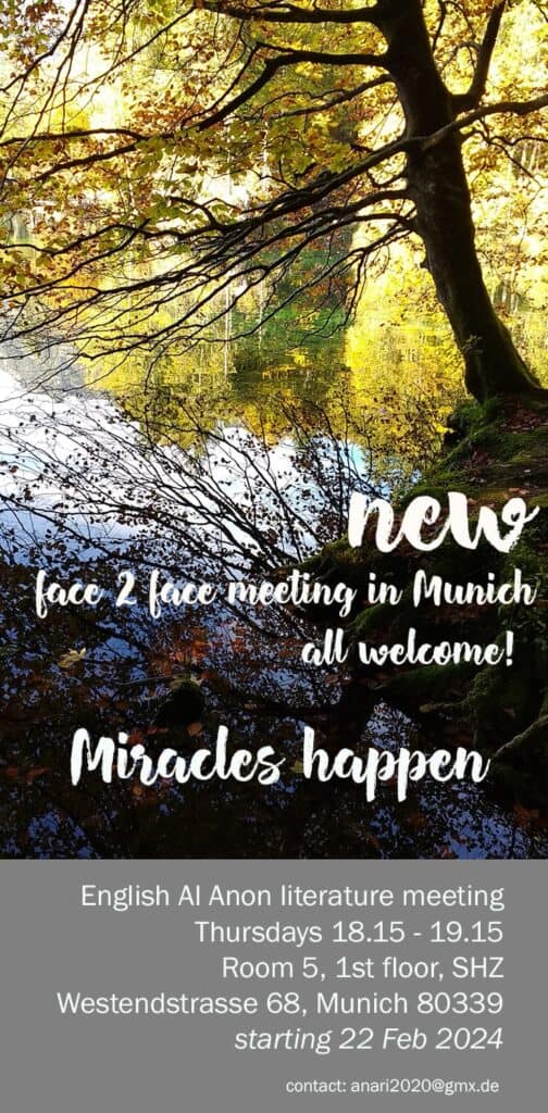 Miracles Happen: New In Person Meeting in Munich